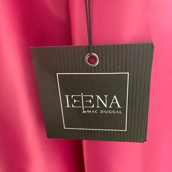 Ieena for Mac Duggal 49616 Fuchsia Pink Bow Bubble Dress Size 6 NWT - Picture 6 of 10
